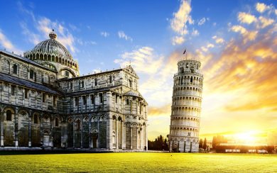 Leaning Tower of Pisa in Italy HD 4K For iPhone Mobile Phone