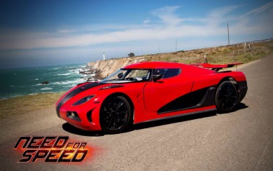 Need For Speed Red Car Koenigsegg Agera R iPhone HD 4K