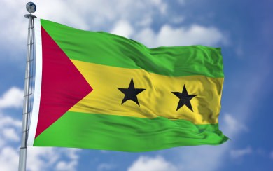Sao Tome and Principe Flag 4K HD 2020