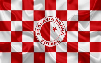 SK Slavia Prague 4k Logo