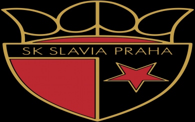 Download wallpapers SK Slavia Praha, 4k, geometric art, logo