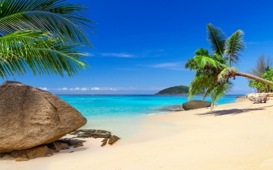 Thailand Tropics Coast 5K Wallpaper iPhone 6 4K HD Free Download
