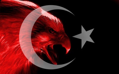 Turkey Flag Wallpaper 4k