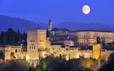 Alhambra 1920x1080 4K HD For iPhone Android