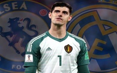 Courtois Wallpaper Real Madrid 4K Free Download HD