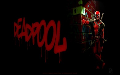 Deadpool Movie Logo Free 5K HD Download 1920x1080 iPhone