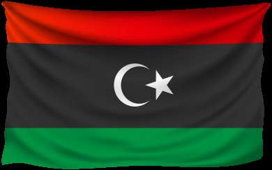 Libya Wrinkled Flag Ultra HD Wallpaper In 4K 5K
