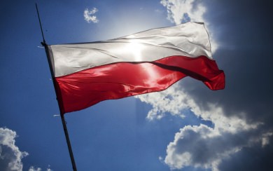 Poland Flag 4K Full HD For iPhone Mobile