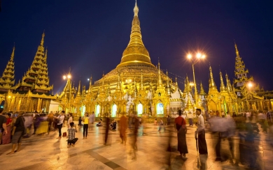 Shwedagon Pagoda Free 5K HD Download 1920x1080 iPhone