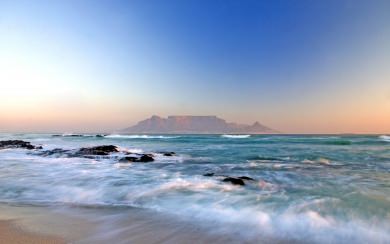 Table Mountain Sunset Images 2560x1440 Free Download In 5K HD