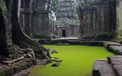 Angkor Cambodia 4K Ultra HD 1366x768 Background Photos