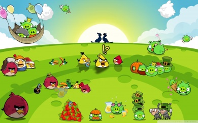 Angry Birds 4K 8K Free Ultra HQ iPhone Mobile PC