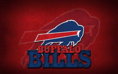 Buffalo bills logo on red background HD wallpaper download
