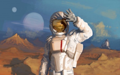 Cosmonaut Moon Free To Download For iPhone Mobile