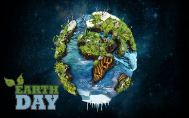 Happy Earth Day Green PC 4K 5K 8K Backgrounds For Desktop And Mobile