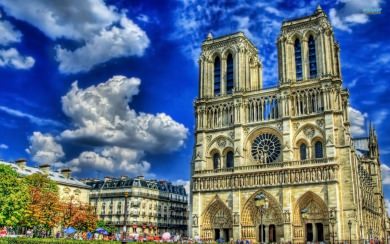 Notre Dame Cathedral High Resolution 5K Ultra Full HD 1080p 2020 2560x1440 Download