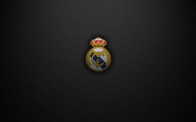 Download Real Madrid club crest with the message “Hala Madrid” | Wallpapers .com