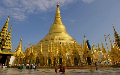 Shwedagon Pagoda HD 4K Wallpapers For Apple Watch iPhone
