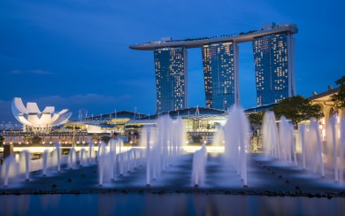 Singapore Marina Bay Ultra High Quality Background Photos