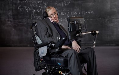 Stephen Hawking 5K HD Mobile Download