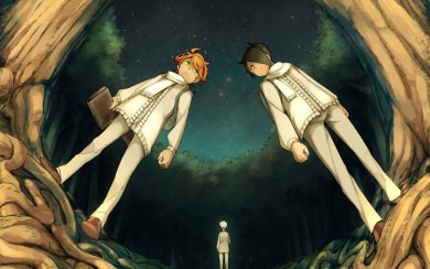 The Promised Neverland HD Wallpaper for Mobile 2560x1440