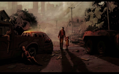 The Walking Dead Game Full HD FHD 1080p Desktop Backgrounds For PC Mac
