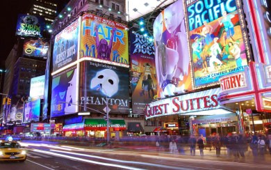 Times Square Wallpaper FHD 1080p Desktop Backgrounds For PC Mac Images