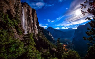 Yosemite National Park Weather 4k Wallpaper For iPhone 11 MackBook Laptops