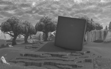 Fortnite Kevin The Cube 3D Desktop Backgrounds PC & Mac