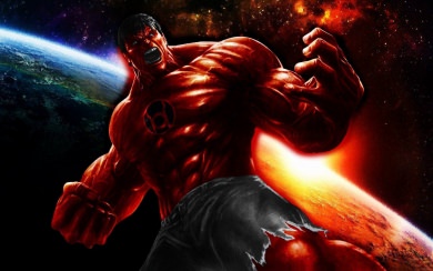 Red Hulk Free Desktop Backgrounds