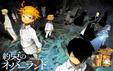 The Promised Neverland 8K wallpaper for iPhone iPad PC