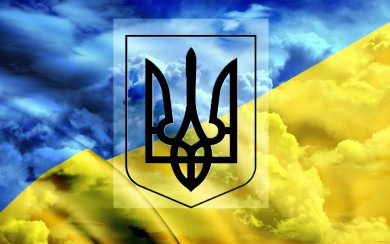 Ukraine Flag 3D Desktop Backgrounds PC & Mac