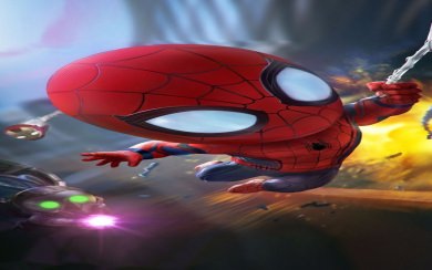 Cartoon Peter Parker Spider Man