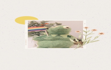 Aesthetic Kermit Frog 8K PC Background