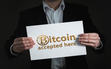 Bitcoin Cryptocurrency Accepted Here Free Photos Wallpapers