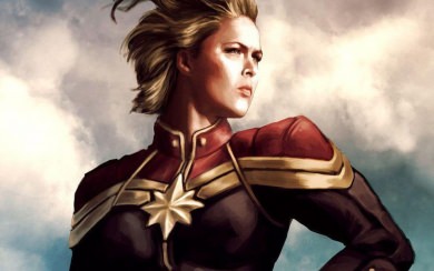 Captain Marvel Wallpapers iPhone 13 and Windows 11