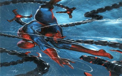 Spiderman vs Octopus HD 1920x1080 for Mobiles