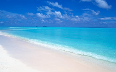 The Maldives White Blue Beaches