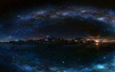 surreal sky at night 4k 1080p wallpapers