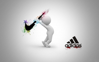 Adidas Vs Nike 8K Logos Wallpaper