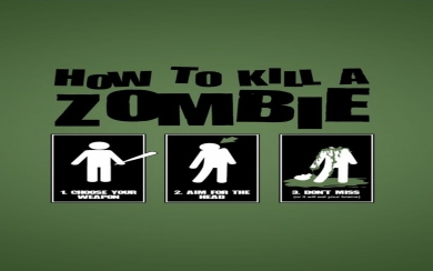 How to Kill a Zombie Guide Wallpaper