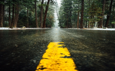 Lonely Road Mac iPhone Apple Watch Wallpaper