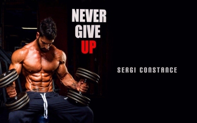 Motivational Never Give Up Workout Sergi Constance 8K HDQ Wallpaper