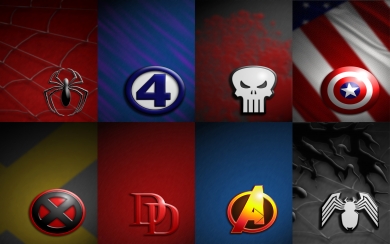 All Marvel Superhero Logos for Sharing Reddit Facebook Wallpapers