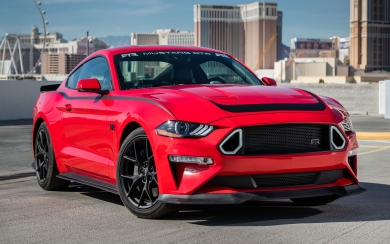 2018 ford mustang rtr red wallpaper