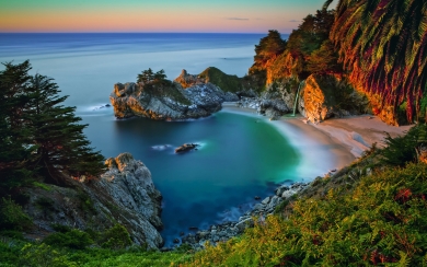 America's Ocean Coast at Sunset 1080P HD Wallpapers For Android and iOS