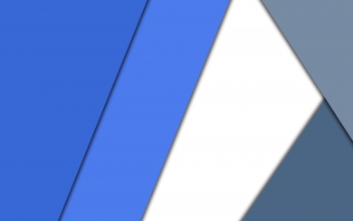 Blue and White Material Design Wallpaper