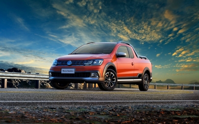 Experience the Thrill of the Volkswagen Saveiro Cross with HD Wallpaper
