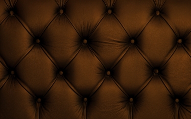 Macro Brown Leather Upholstery Wallpaper