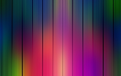 Rainbow Lines Wooden Panels HD Wallpaper